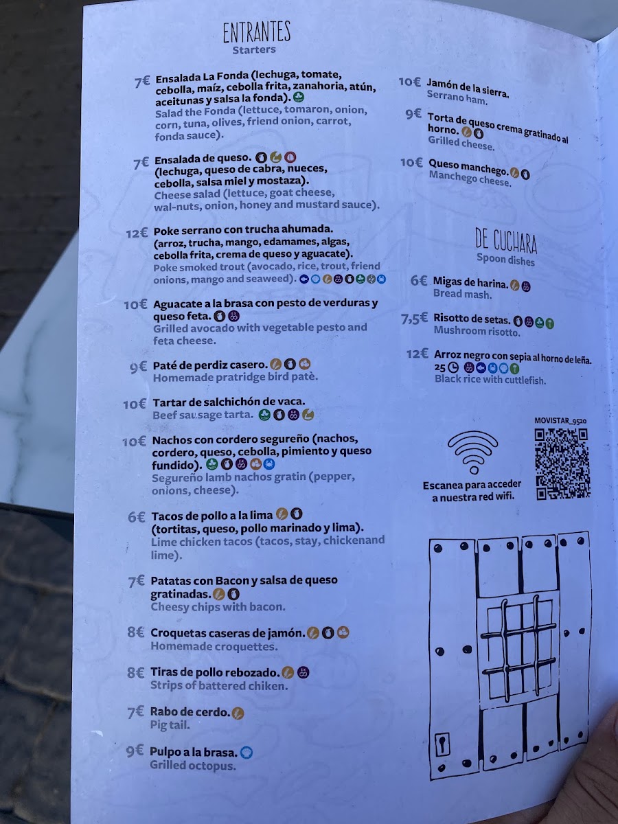 Menu La Fonda Del Perchel-1