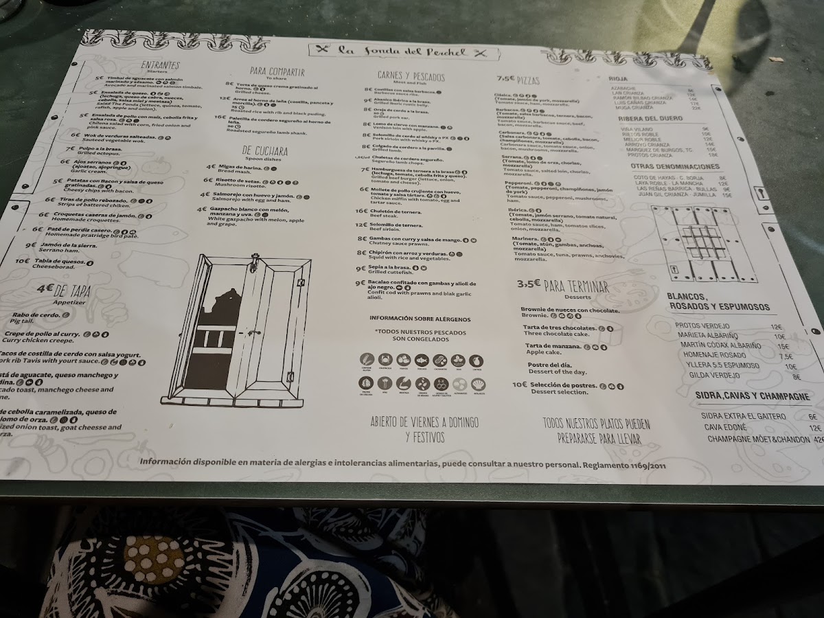 Menu La Fonda Del Perchel-10