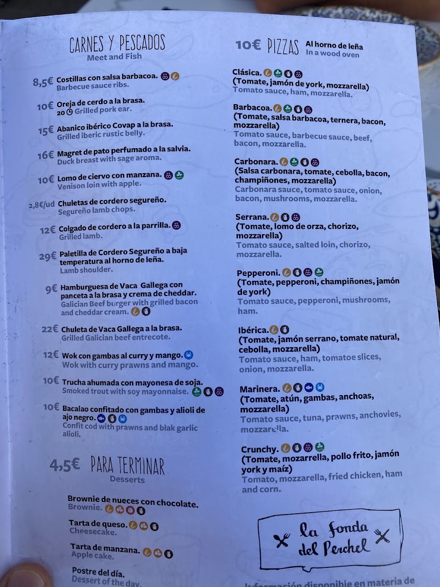 Menu La Fonda Del Perchel-4